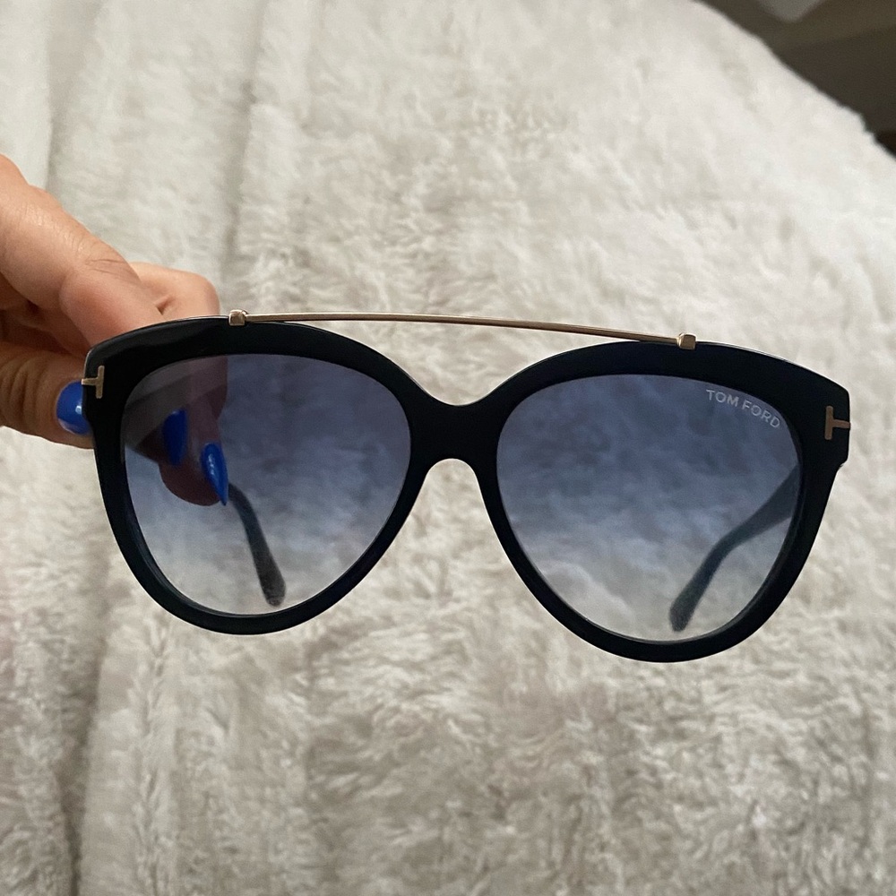 Tom Ford oversized cat eye aviator sunglasses